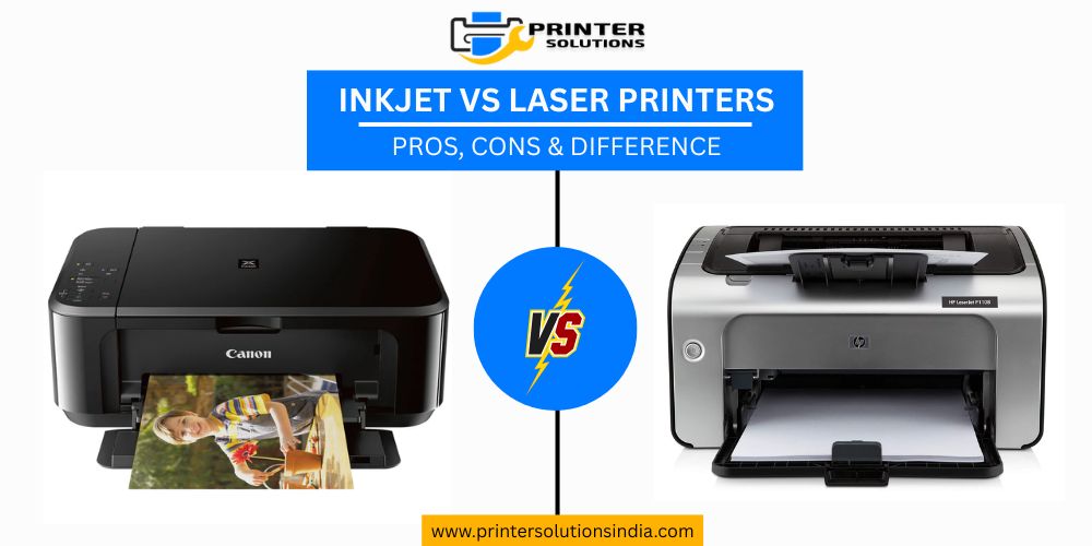 laser vs inkjet printer